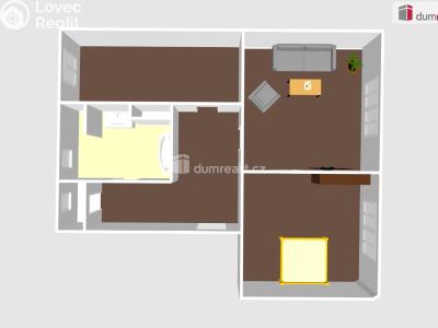 Prodej bytu 4+1 Karlovy Vary, Kolmá č. 38