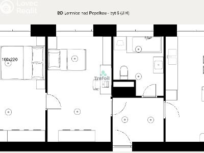 Продажа квартиры 1+1 Lomnice nad Popelkou č. 4