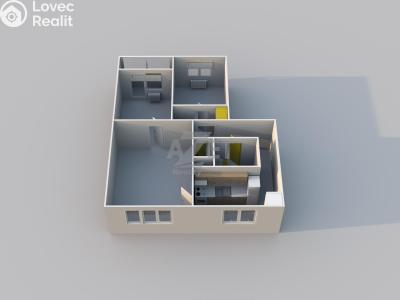 Sale apartment 3+1 Orlová, 1. máje 1267 č. 4