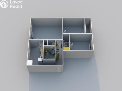 Sale apartment 3+1 Orlová, 1. máje 1267 č. 5
