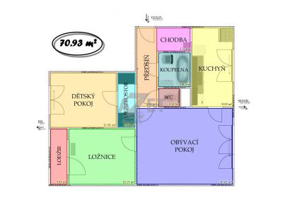Sale apartment 3+1 Český Těšín, Kysucká č. 7