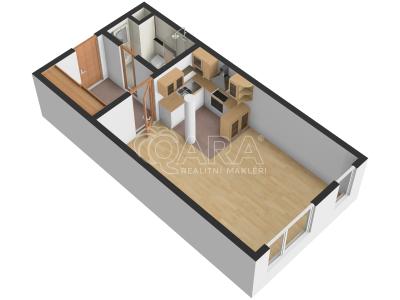 Pronájem bytu 1+KK Praha, Nad šestikopy č. 24