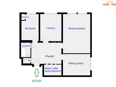 Prodej bytu 3+1 Příbram, Jana Drdy č. 2