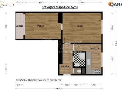 Продаж квартири 2+1 Kladno, Čechova 3150 č. 20
