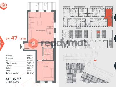 Продаж квартири 2+KK Břeclav č. 3