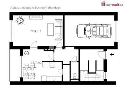 Sale family house Kaplice, Malšské údolí č. 5