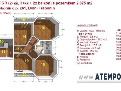 Prodej rodinného domu Dolní Třebonín č. 22
