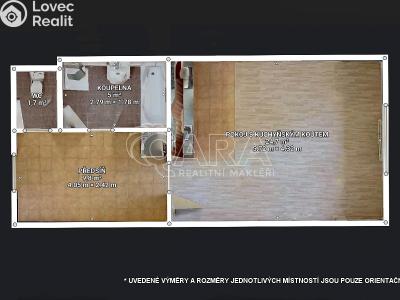 Продажа квартиры 1+KK Holubice, Buková 73 č. 17