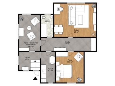 Аренда квартиры 3+1 Praha, K rukavičkárně č. 12