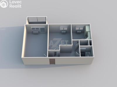 Prodej bytu 2+1 Ostrava, Lechowiczova č. 4