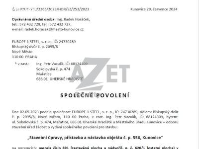 Prodej rodinného domu Kunovice, Lidická č. 21