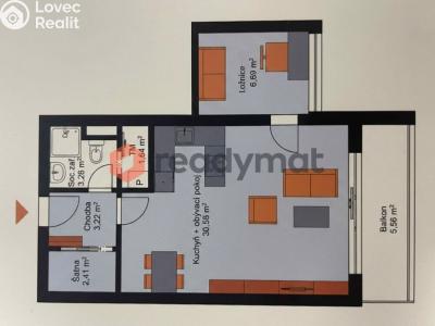 Sale apartment 2+KK Hodonín č. 2