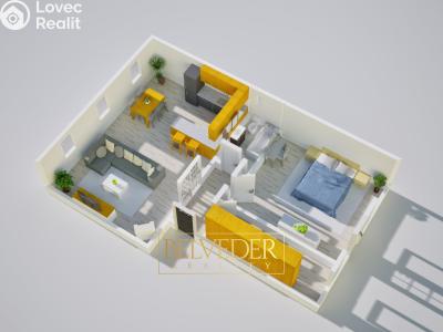 Prodej bytu 2+KK Teplice, Londýnská č. 16