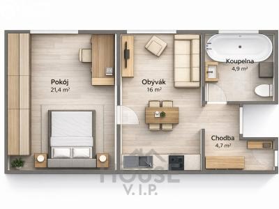 Prodej bytu 2+KK Praha, Slávy Horníka č. 19