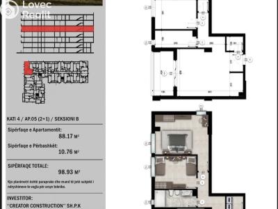 Sale apartment 3+KK Golem č. 3