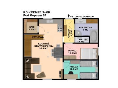 Prodej rodinného domu Křemže, Pod Kopcem 67 č. 1