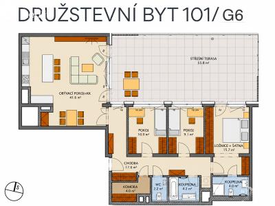 Prodej bytu 4+KK Praha, Honzíkova č. 9