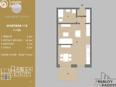 Prodej apartmánů Javorník č. 7