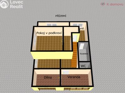 Prodej rodinného domu Přerov, Výmyslov č. 16