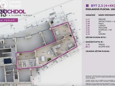 Prodej bytu 4+KK Praha 6, U hotelu č. 17