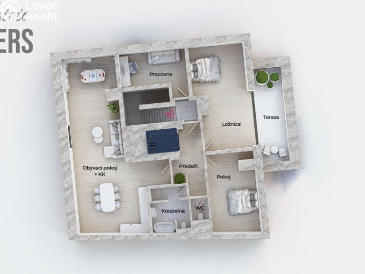 Prodej bytu 4+KK Praha 6, U hotelu 1377/5 č. 2