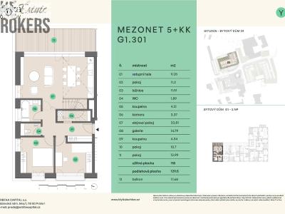 Sale apartment 5+KK Praha, Ke Slivenci 11 č. 7