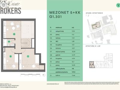Sale apartment 5+KK Praha, Ke Slivenci 11 č. 8