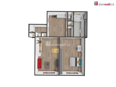 Аренда квартиры 2+KK Praha 10, Mrštíkova č. 6
