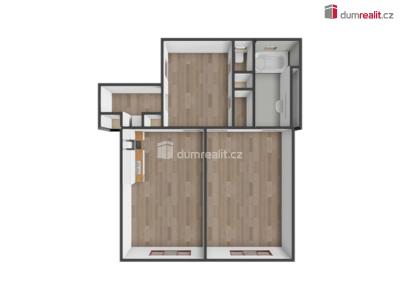 Аренда квартиры 2+KK Praha 10, Mrštíkova č. 17