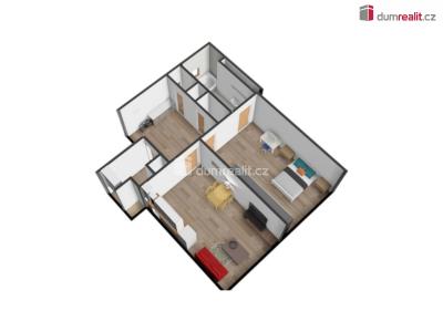 Аренда квартиры 2+KK Praha 10, Mrštíkova č. 18