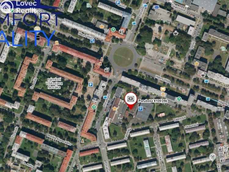 Pronájem obchodního prostoru Ostrava, Porubská 6105/25b č. 4