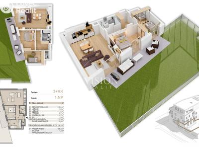 Sale apartment 3+KK Příbram č. 2