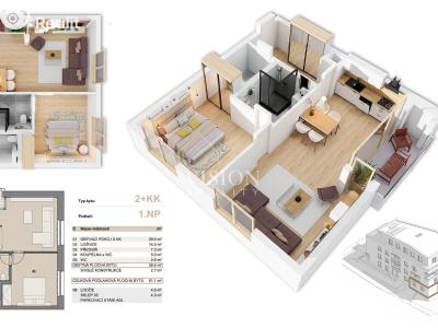 Sale apartment 2+KK Příbram č. 2
