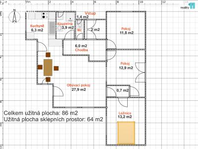 Prodej rodinného domu Kouřim, Tyršova č. 5