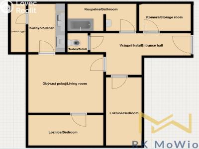 Продаж квартири 3+1 Praha, Jablonecká č. 2