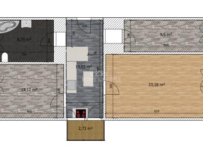 Prodej bytu 3+1 Dobříš, Pražská č. 27