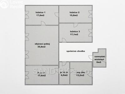 Prodej bytu 4+1 Plzeň, Křimická č. 26