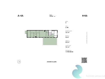 Sale apartment 4+KK České Budějovice č. 3