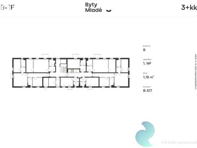 Sale apartment 3+KK České Budějovice č. 6