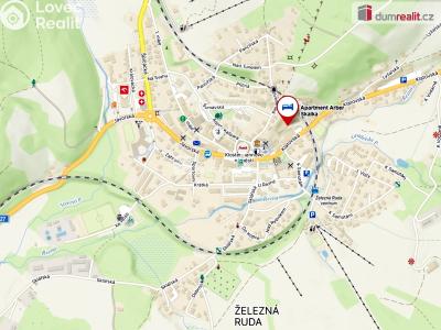 Prodej bytu 2+KK Železná Ruda, Klatovská č. 11