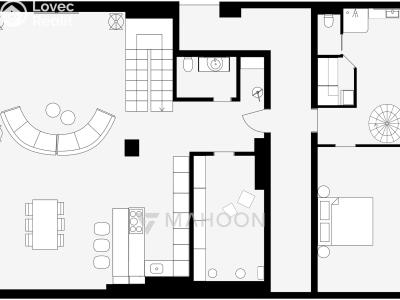 Rent apartment 3+KK Praha, Křížová č. 28