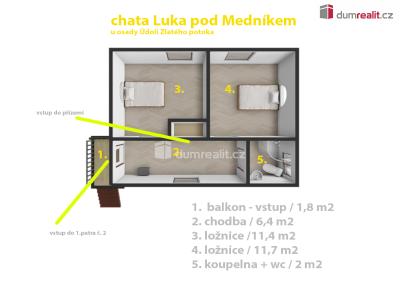 Prodej chaty Jílové u Prahy č. 17