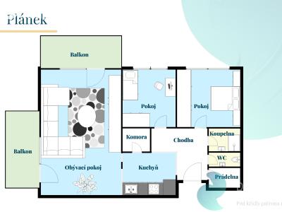 Prodej bytu 3+KK České Budějovice, J. Plachty č. 23