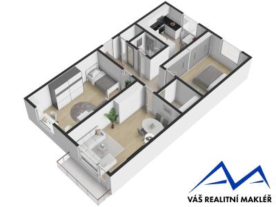 Prodej bytu 3+1 Ostrava, Lumírova č. 26