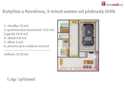 Продаж дачі Kovářov č. 6