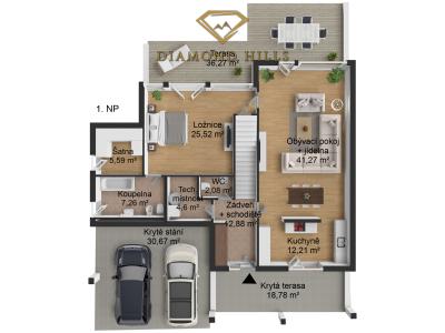 Sale family house Vysoký Újezd, V Hlinišťatech č. 19