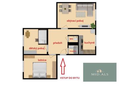 Продаж квартири 3+1 Plzeň, Masarykova č. 2
