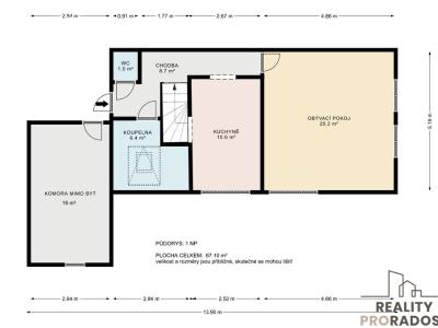 Аренда квартиры 4+1 Jihlava, Na Vyhlídce č. 25