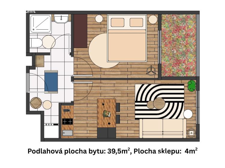 Продаж квартири 2+KK Praha, Počernická 3479/1b č. 5