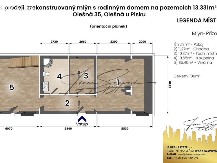 Продаж багатогенного будинку Olešná č. 3